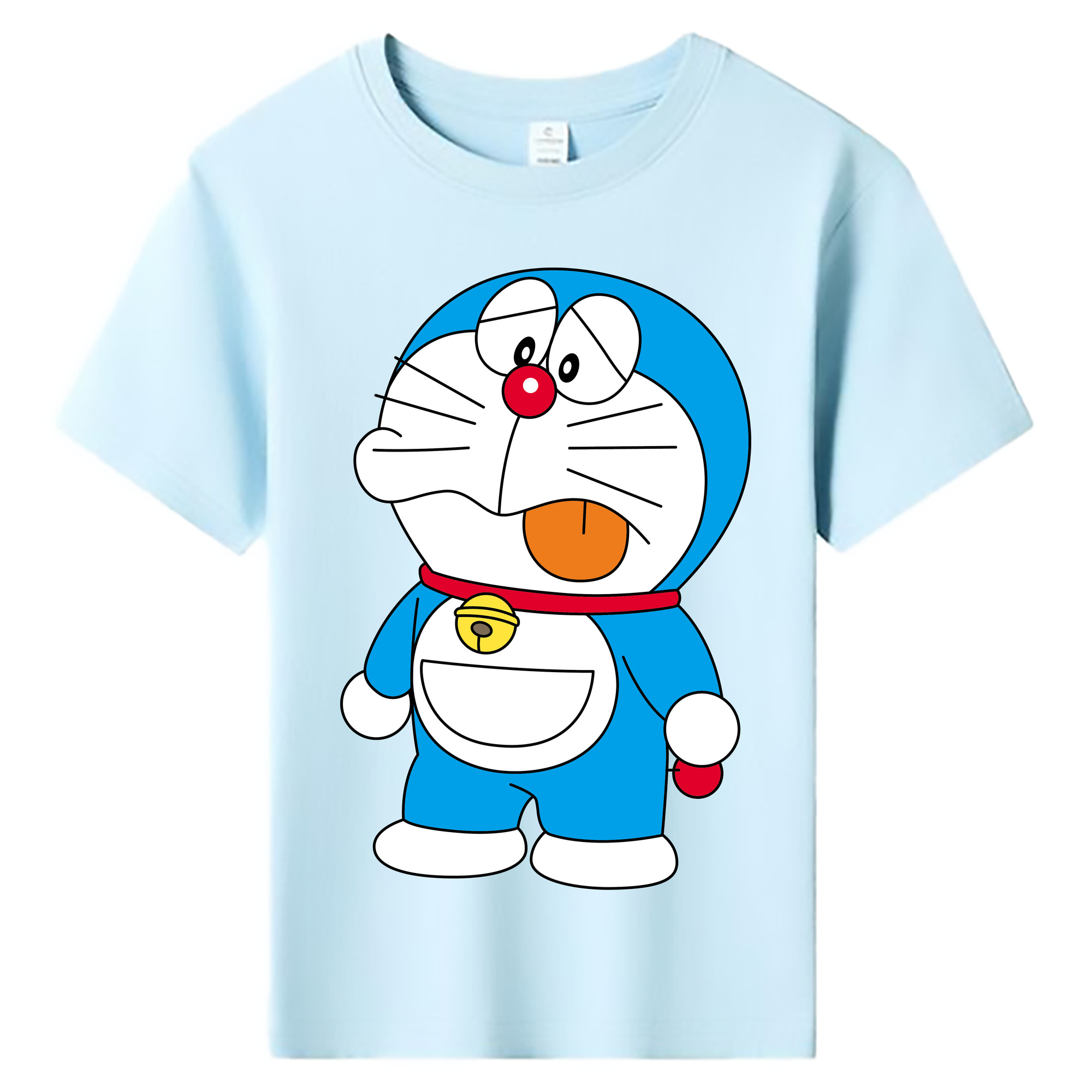 （画像用） ドラえもん Doraemon 綿100％キッズTシャツ（フロントプリント）
